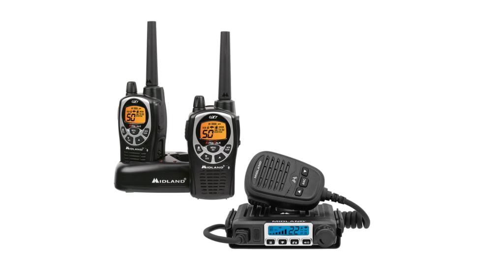 Midland MicroMobileR GXTR GMRS 15-Watt Two-Way Radio Bundle - ORMXT115VP, ormxt115vp-micromobile-gxt-bundle