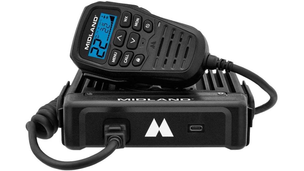 Midland Radio 50 Watt Micro Mobile GMRS Radio, IP67 Waterproof, 1408731