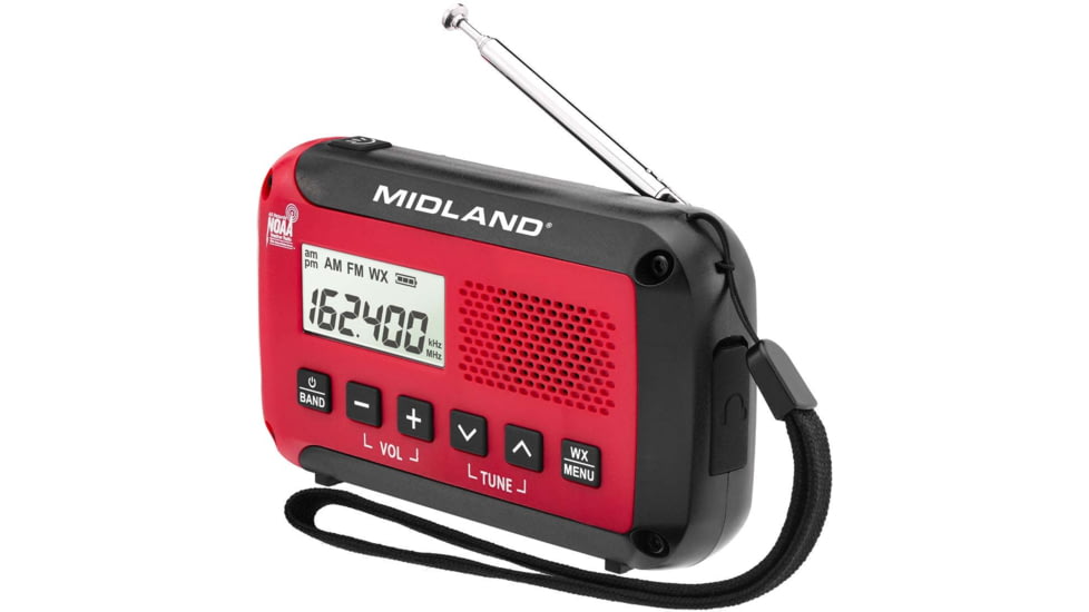 Midland Radio Emergency Radio w/ AM/FM/Weather Alert, 1408726