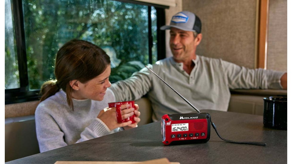 Midland Radio Emergency Radio w/ AM/FM/Weather Alert, 1408726