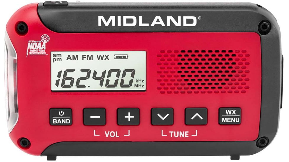 Midland Radio Emergency Radio w/ AM/FM/Weather Alert, 1408726