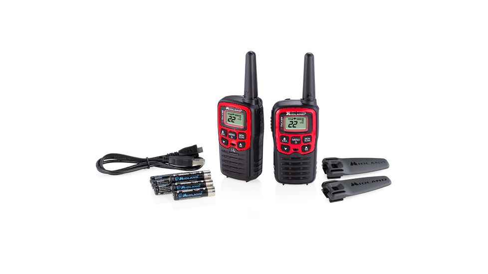 Midland Radio EX37VP Two-Way Radio Kit, Red, EX37VP