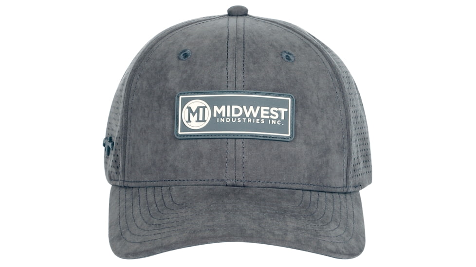 Midwest Industries Badge Elite Performance Hat, Charcoal, MI-HAT-BADGEELITEPERF-OS