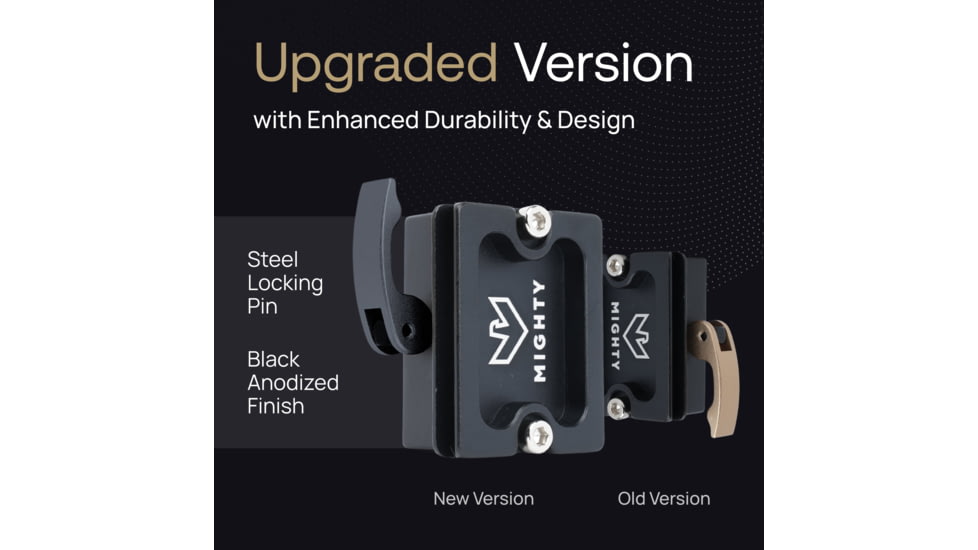 MIGHTY TACTICAL Picatinny Rail Mount Adapter Arca-Swiss, Aluminum, MT-AD-01