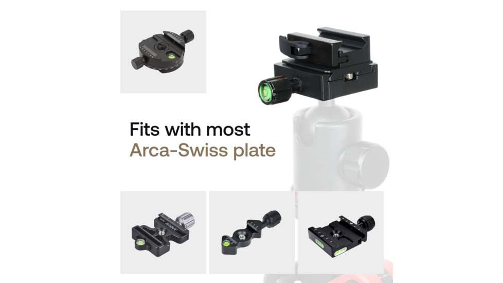 MIGHTY TACTICAL Picatinny Rail Mount Adapter Arca-Swiss, Aluminum, MT-AD-01