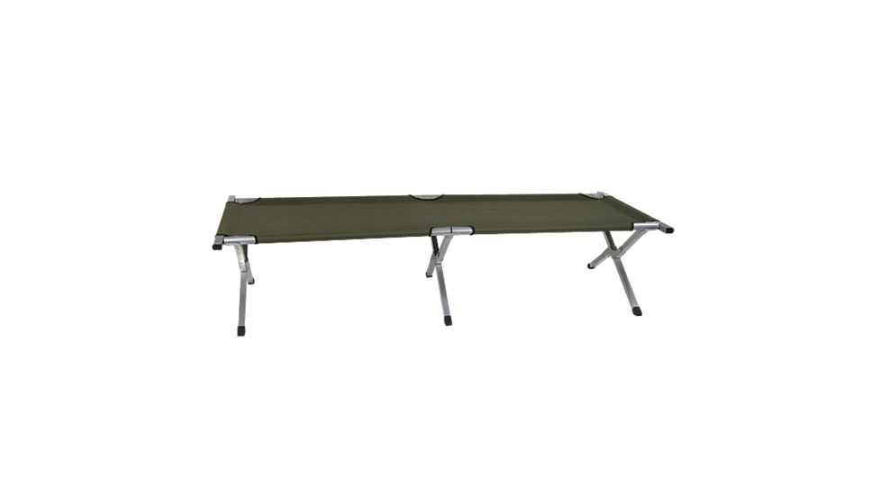 Mil-Spec Plus Steel Frame Folding Cot, OD 02-958904000