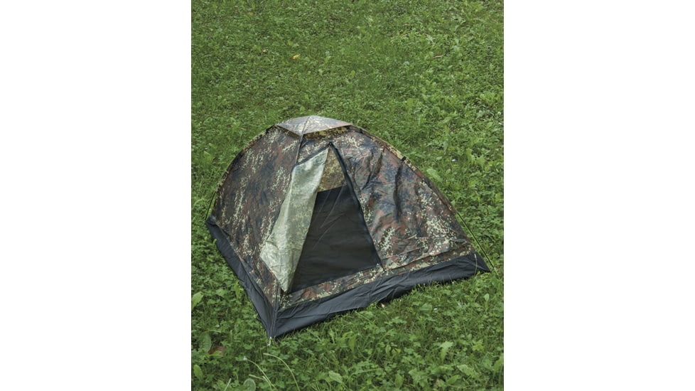 MIL-TEC 2-Person Super Igloo Tent, Flecktarn Camo, 14208021
