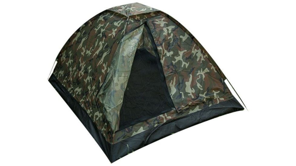 MIL-TEC Igloo Tent, 3-Man, Woodland Camo, 83 x 83 x51, 14215020