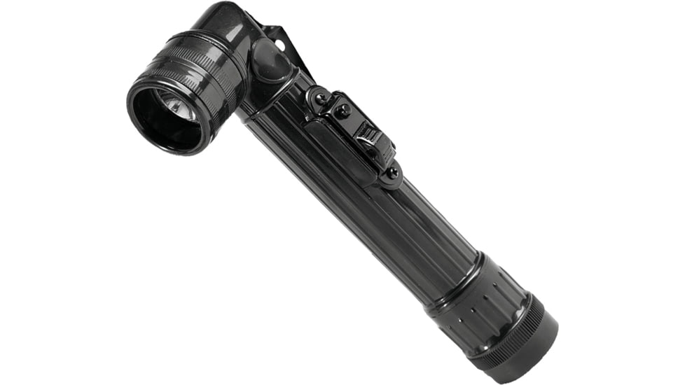 MIL-TEC LED Anglehead Flashlight, Black, Medium, 15143102