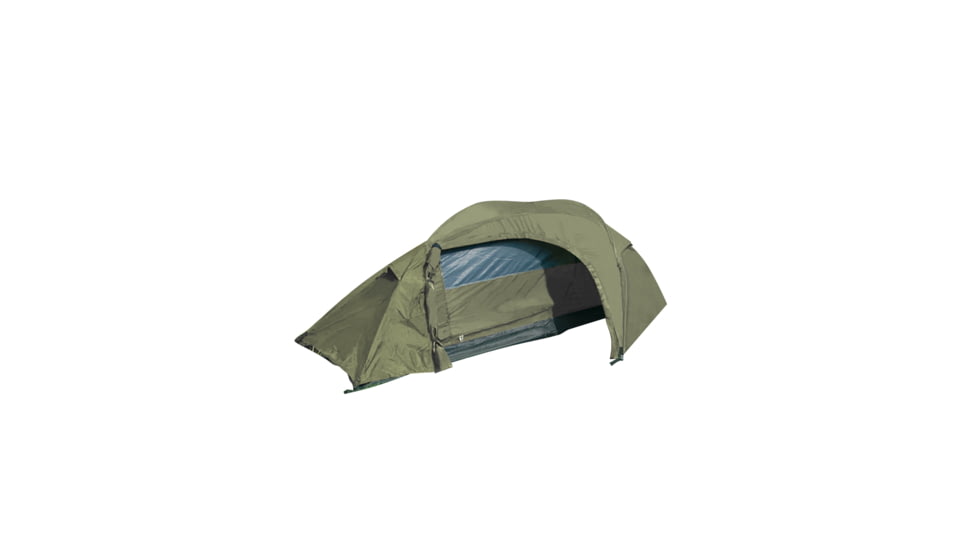 MIL-TEC Recom Tent, 1 Person, OD Green, 95 x 53 x 34 in, 14201001
