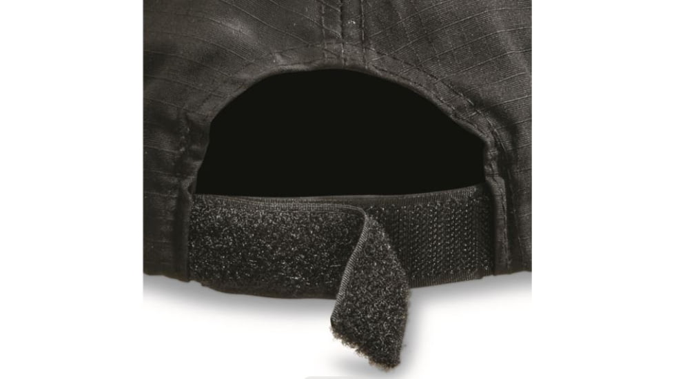 MIL-TEC Mil-Tec Foldable Baseball Cap, Black, Adjustable, 12318602