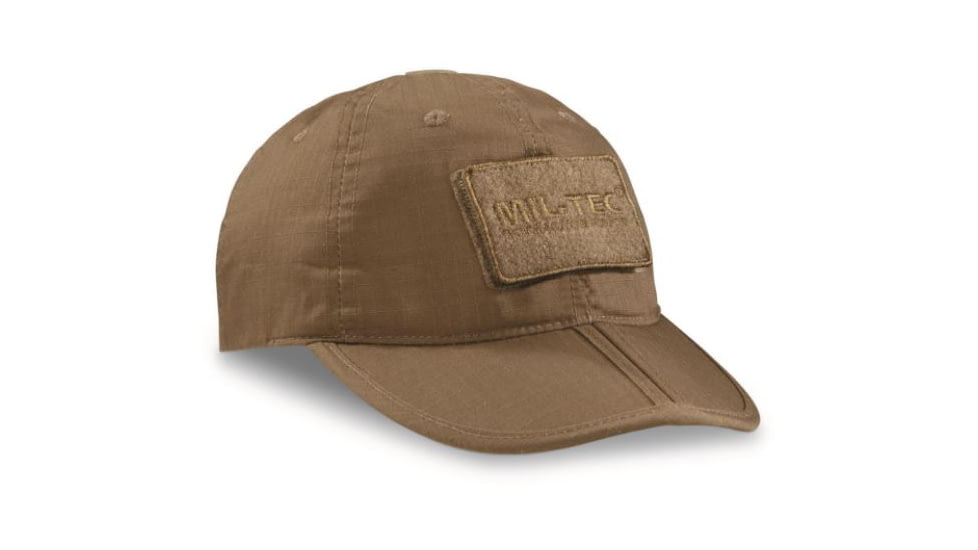 MIL-TEC Mil-Tec Foldable Baseball Cap, Coyote, Adjustable, 12318619