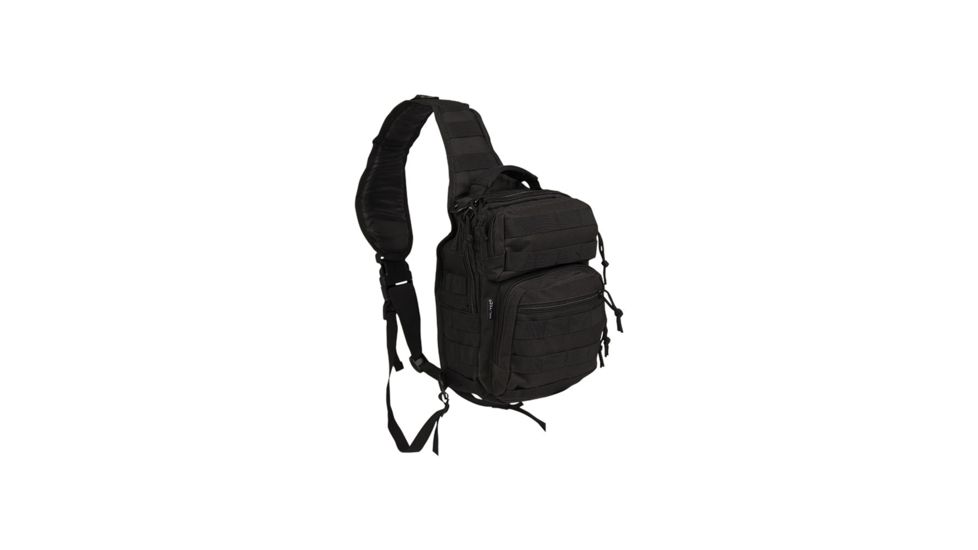 MIL-TEC Single Strap Assault Pack, Black, Small 14059102