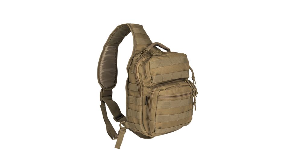 MIL-TEC Single Strap Assault Pack, Coyote, Small 14059105