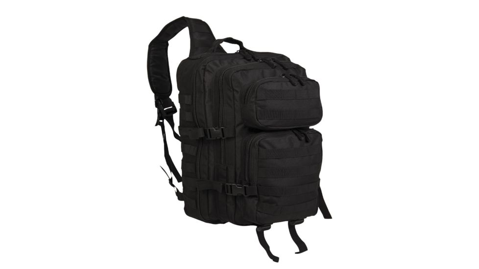 MIL-TEC Single Strap Assault Pack, Black, Large 14059202