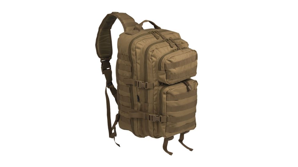 MIL-TEC Single Strap Assault Pack, Coyote, Large 14059205