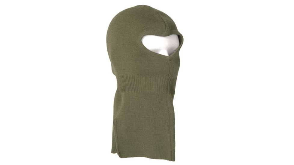 MIL-TEC Wool Cold Weather Face Mask, Olive Drab, One Size, 12106001