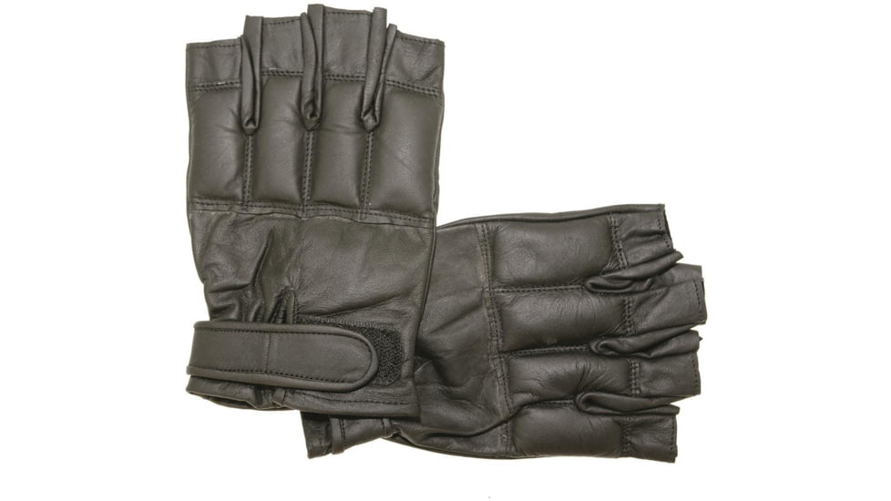 MIL-TEC Fingerless Defender Gloves, Black, 2XL, 12516002-906
