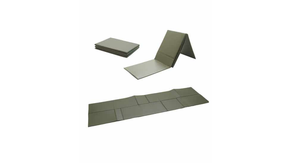 MIL-TEC German Style Folding Sleeping Pad, OD Green, 14423000