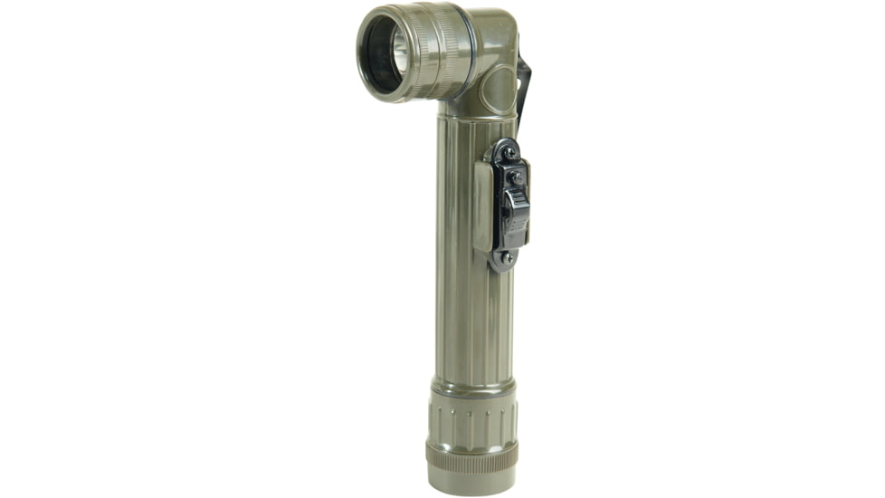 MIL-TEC LED Anglehead Flashlight, Olive Drab, Large, 15143201
