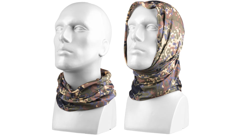 MIL-TEC Multi-Function Headgear, Flecktarn Camo, One Size, 12216021