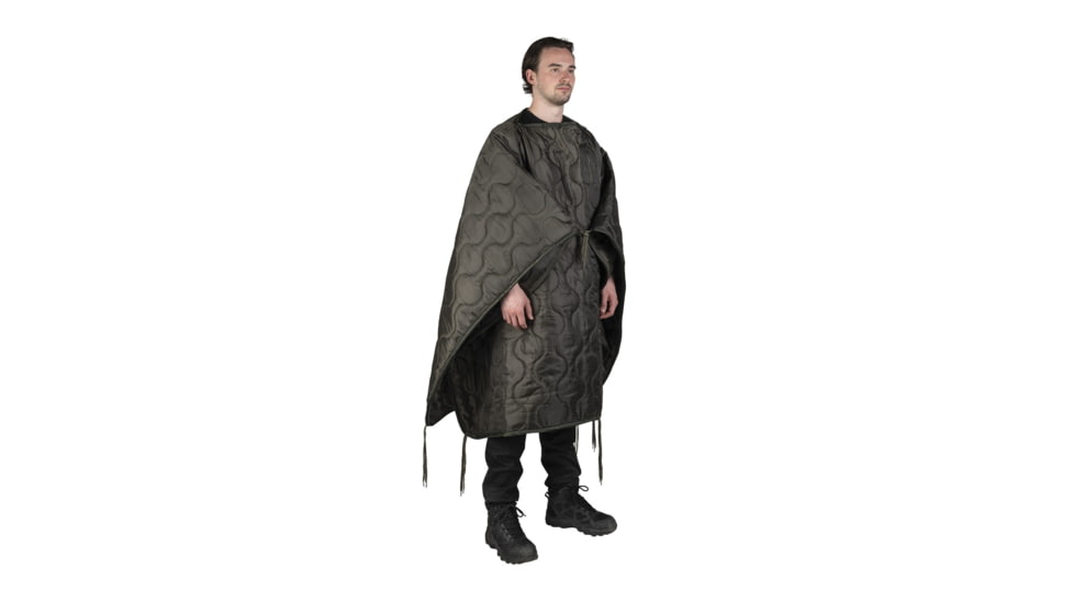 MIL-TEC Multi-Function Poncho Liner, OD Green, 14424501