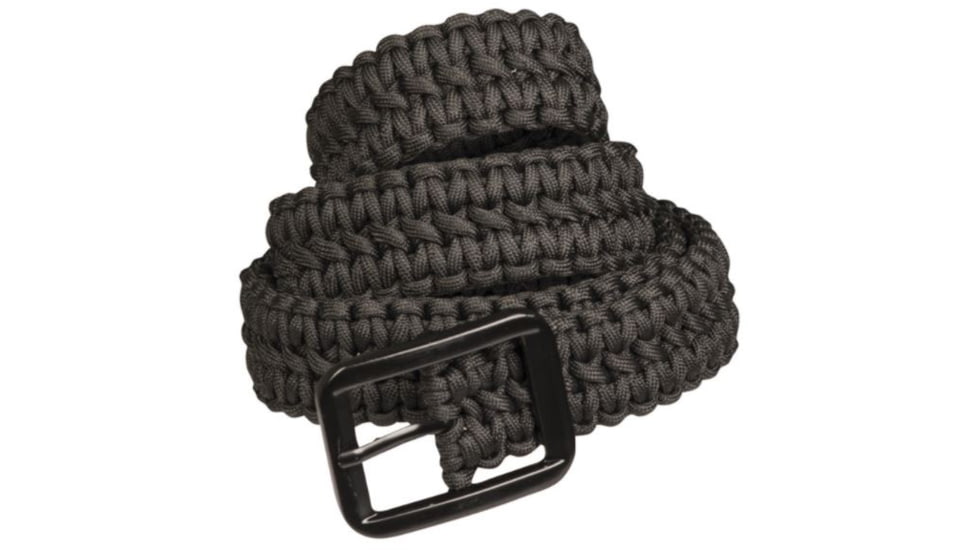 MIL-TEC Paracord Belt New, Black, 2XL, 13117002-130