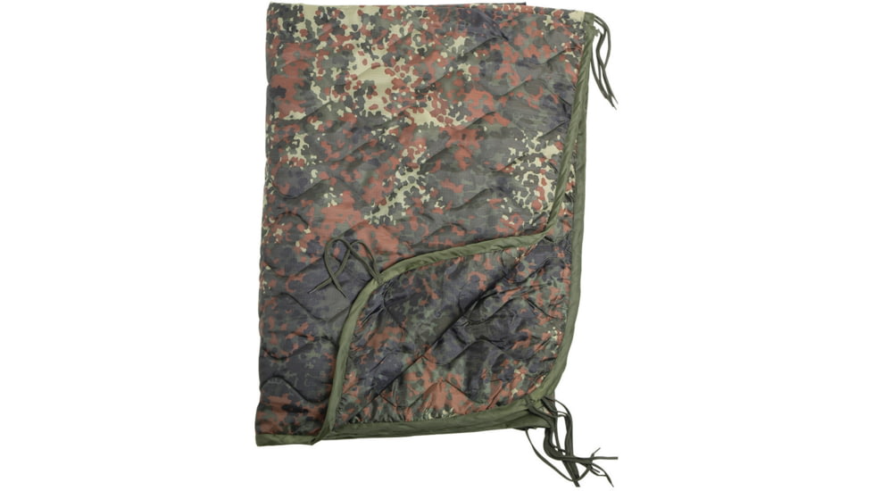 MIL-TEC Poncho Liner, Flecktarn Camo, 82.6 x 59, 14425021