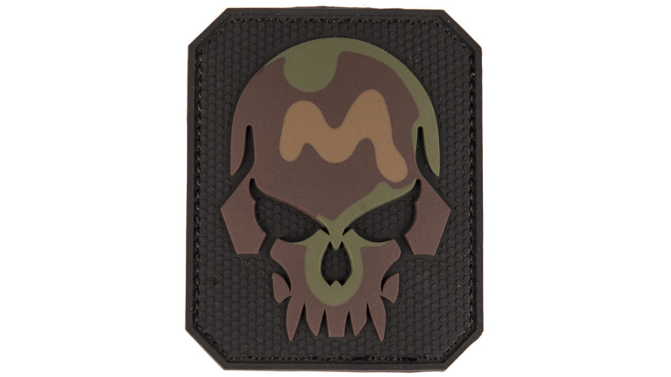 MIL-TEC PVC 3D Skull Patch, Camo, 16832120