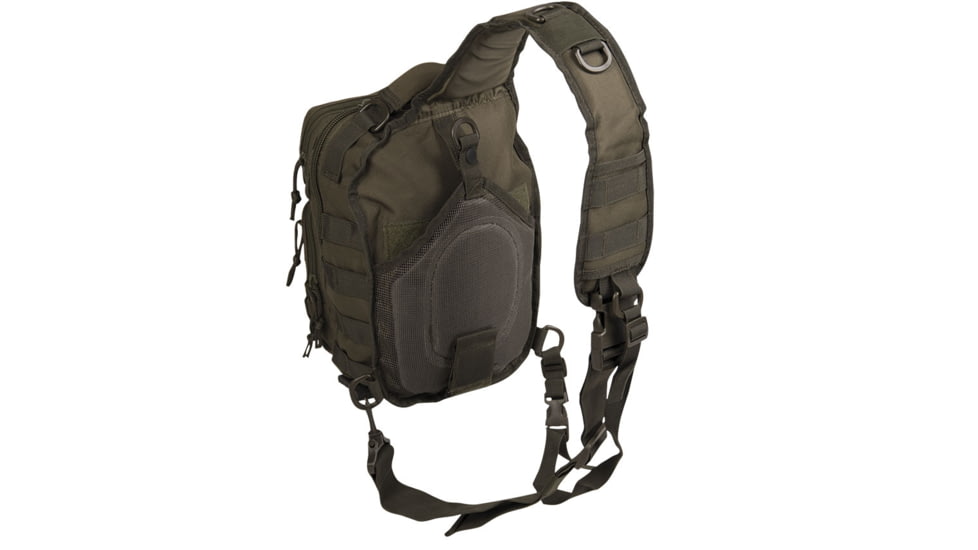 MIL-TEC Single Strap Assault Pack, Olive Drab, 10L, 14059101