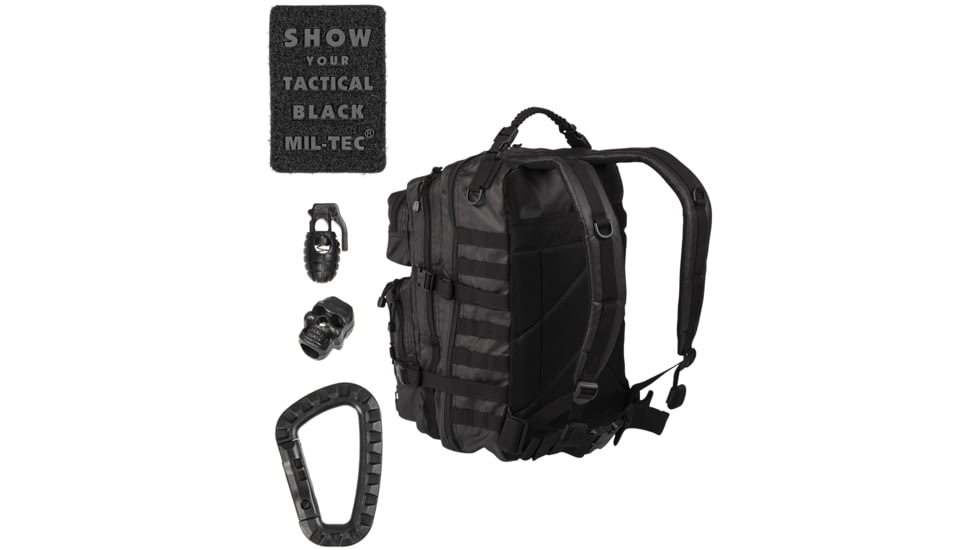 MIL-TEC Tactical Assault Pack, Black, 36L, 14002288
