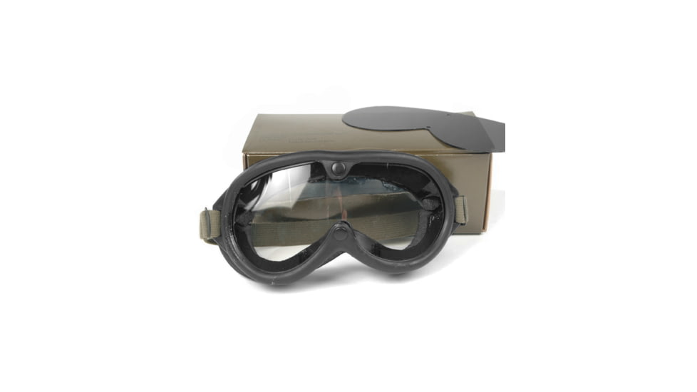 MIL-TEC US Style M44 Sun Wind and Dust Goggles, Black, Adjustable, 15611000
