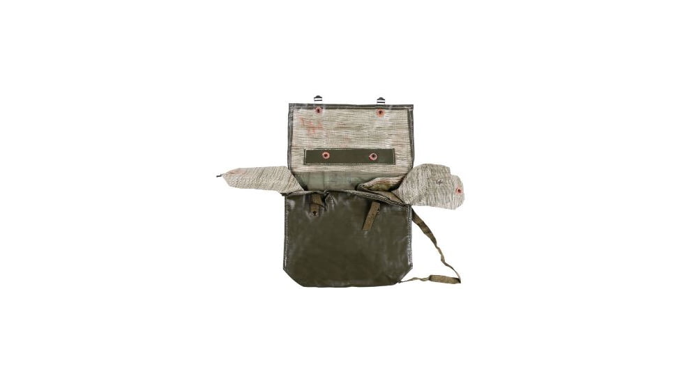 Military Surplus Czech Rubber Combat Pack W/Strap Like New, Olive Drab, 91370820