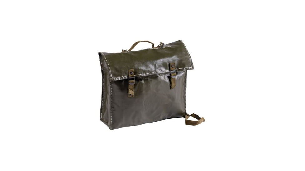 Military Surplus Czech Rubber Combat Pack W/Strap Like New, Olive Drab, 91370820