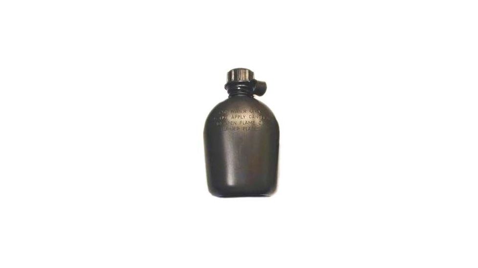 Military Surplus Gi Canteen, Od, Black F81