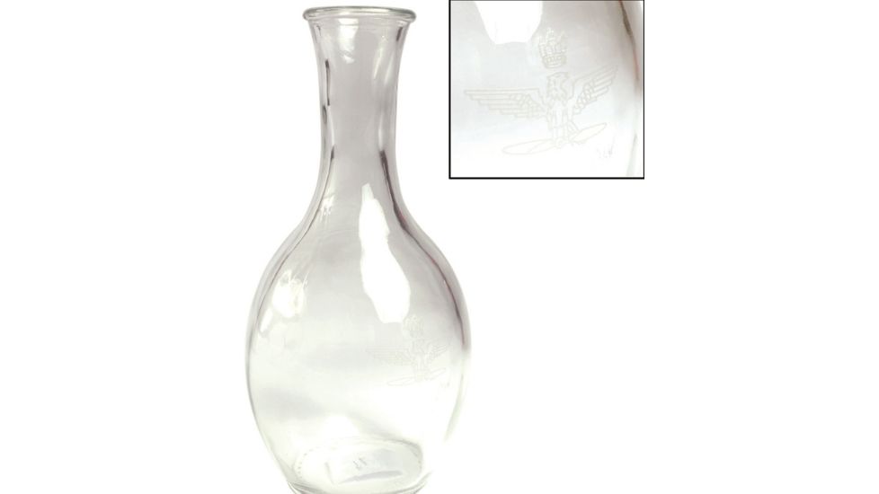 Military Surplus Italian Glass Carafe 1L, Clear 91452450