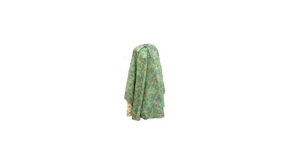 Military Surplus WWII USMC Reversible Poncho, Green/Jungle Camo, WUSMCPH
