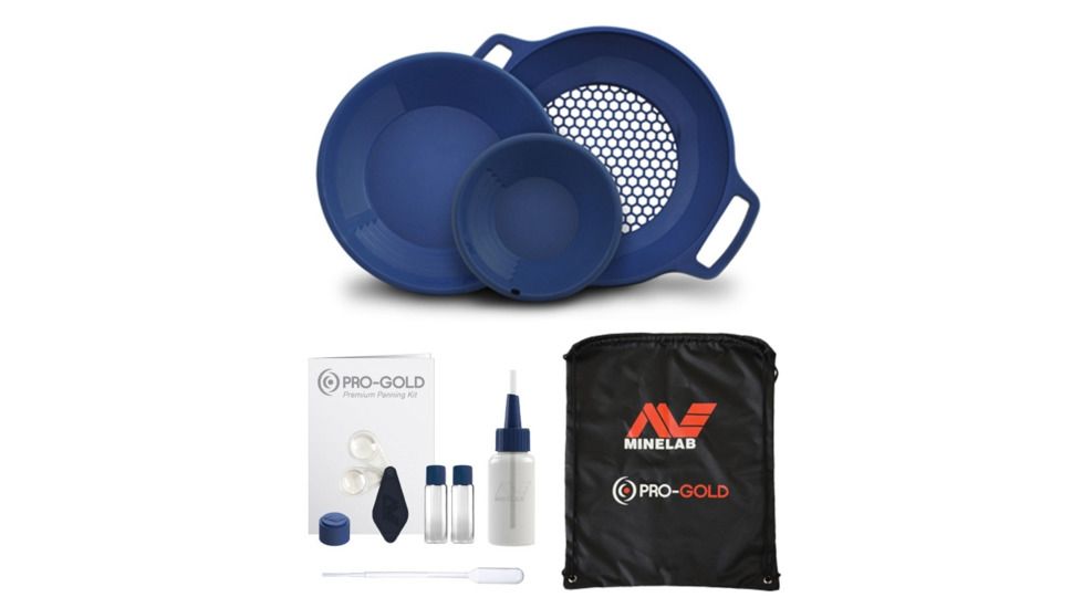 Minelab Minelab Pro-Gold Panning Kit, Blue / Black, 3011-0325