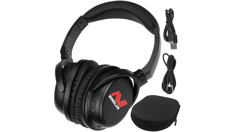 Minelab Ml 80 Wireless Headphones For Vanquish And Equinox Series Detectors, Black, 3011-0370