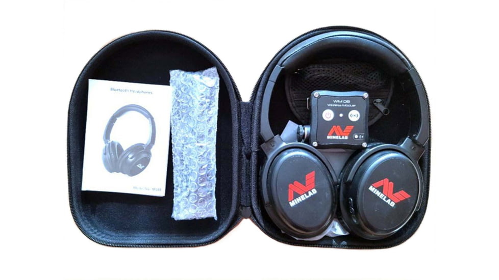 Minelab Ml 80 Wireless Headphones For Vanquish And Equinox Series Detectors, Black, 3011-0370