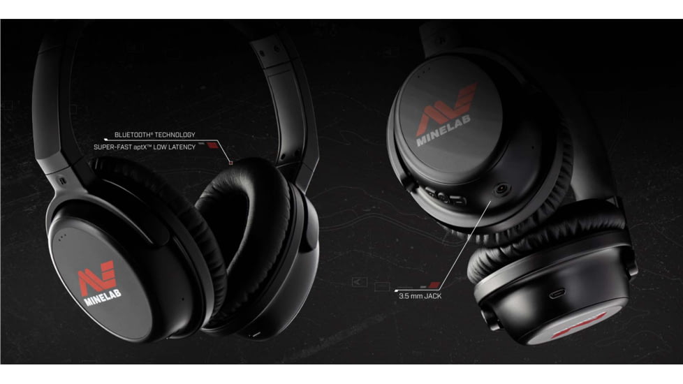 Minelab Vanquish 540 Pro-Pack Metal Detector, Black/Red, 3820-0004