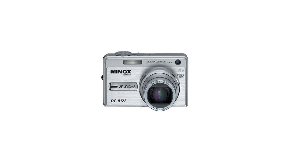 Minox DC 8122 8 MP 6x Optical Zoom Digital Camera 60631