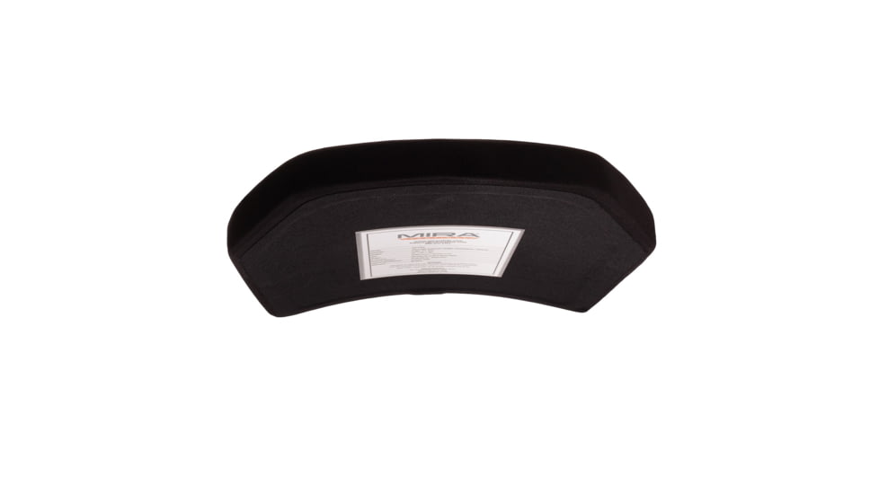 MIRA Safety Level 4 Body Armor Plate, Black, None, MT-LVL4