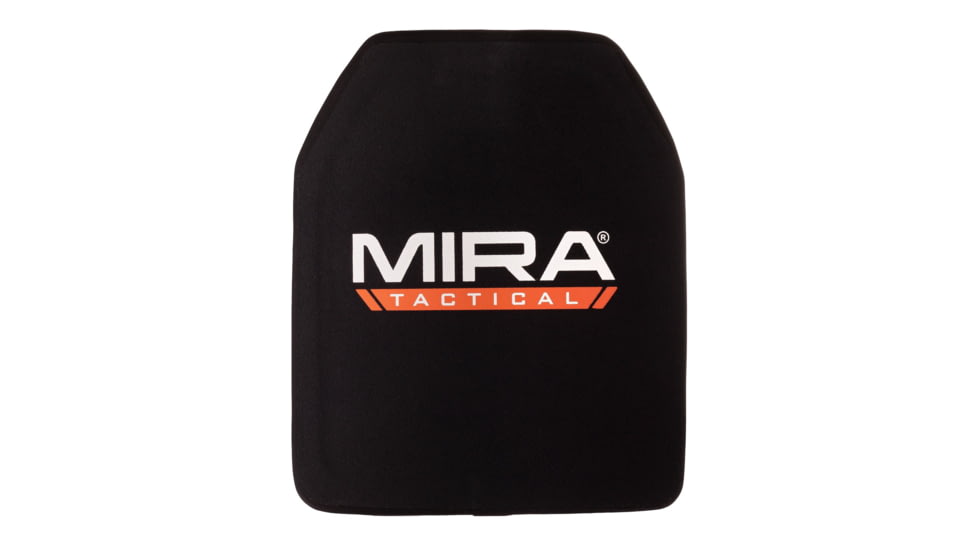 MIRA Safety Level 4 Body Armor Plate, Black, None, MT-LVL4