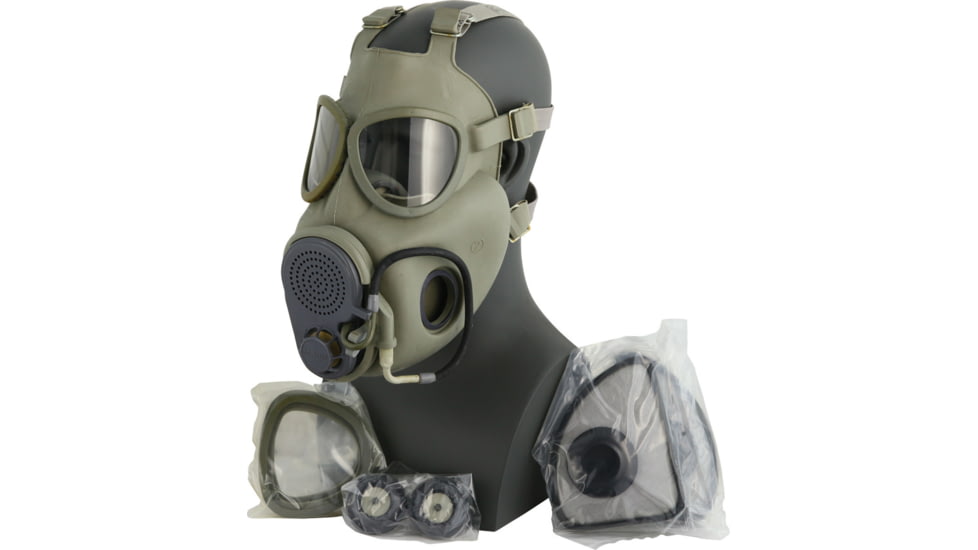 Miscellaneous Czech M10M Gas Mask, For costume use only, M4434 CZECH M10M GAS MASK