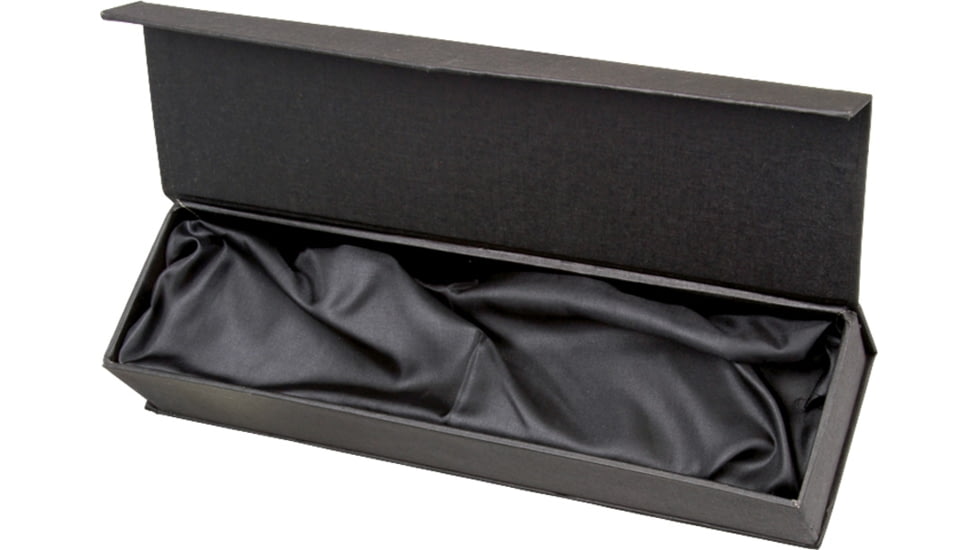 Miscellaneous Gift Box, Measures 9 3/4in X 2 1/2in X 1 1/2in, Black Cardboard Construction With Magnetic Lid Closure, Foam Insert, MI161