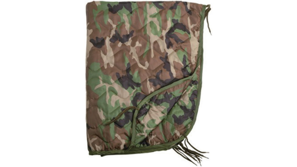 MIL-TEC Poncho Liner, Woodland Camo, 82.6 x 59, 14425020