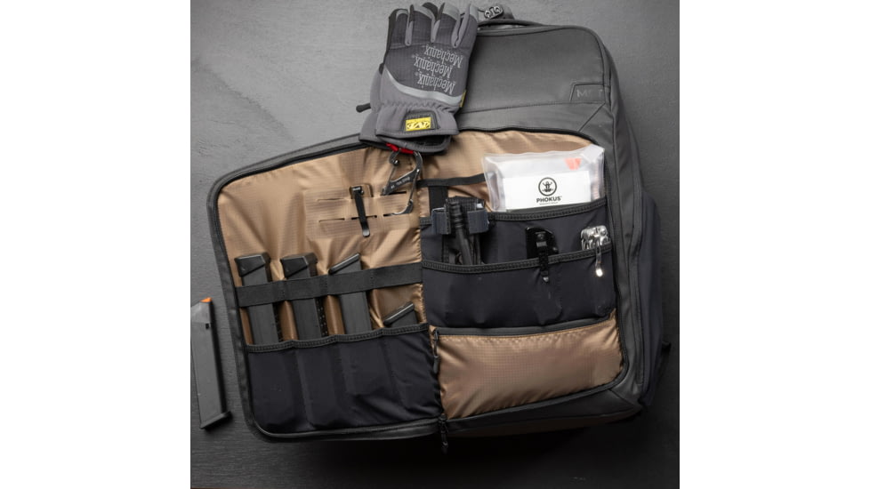 Mission First Tactical Achro Backpack 30 L, Black, B2-30BP-SLK-BL