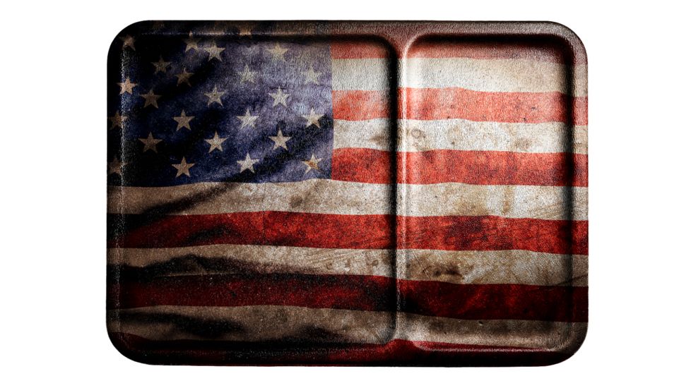 Mission First Tactical Boltaron Dump Tray, American Flag M1, HEDC-IM-AFM1-M