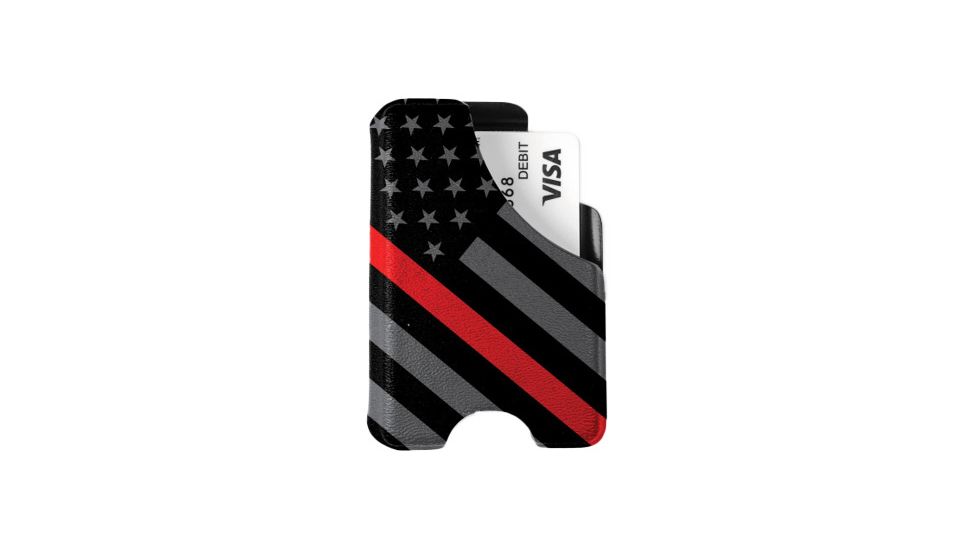 Mission First Tactical Boltraron Wallet, Redline American Flag, D-W-8-AMR1